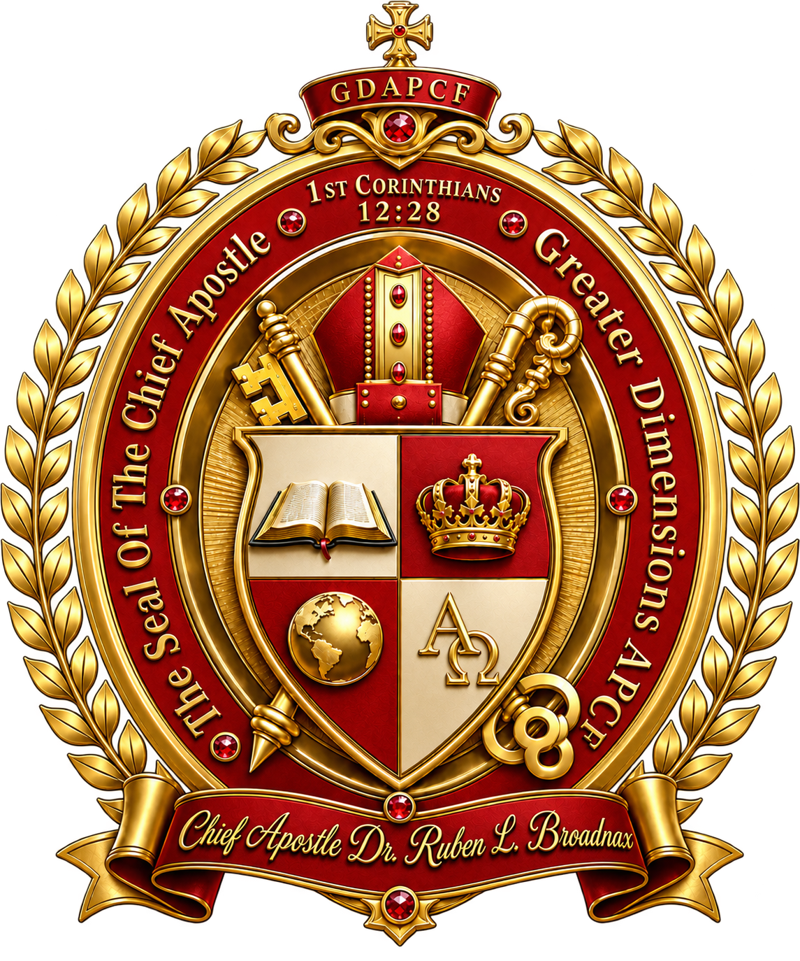 The Seal of the Chief Apostle | Chief Apostle Dr. Ruben L. Broadnax Jr.